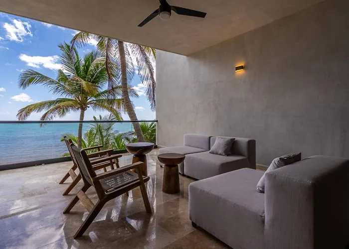 Luxury Beachfront 3br Apartment Tulum