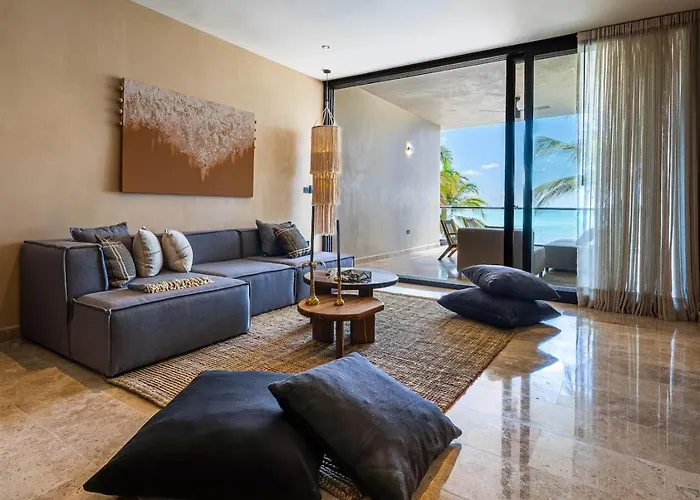 Apartment Luxury Beachfront 3br Tulum
